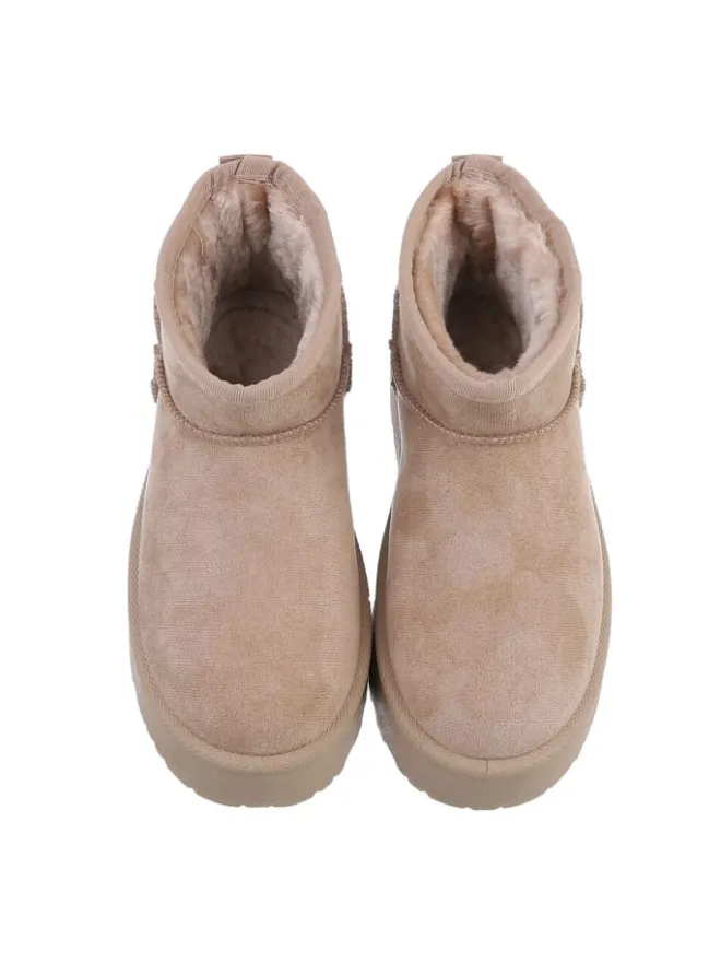 Stiefelette in Hellbraun>Ital-Design