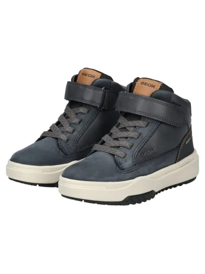 Geox Stiefeletten·Hohe Stiefeletten^Stiefelette in Navy/Schwarz