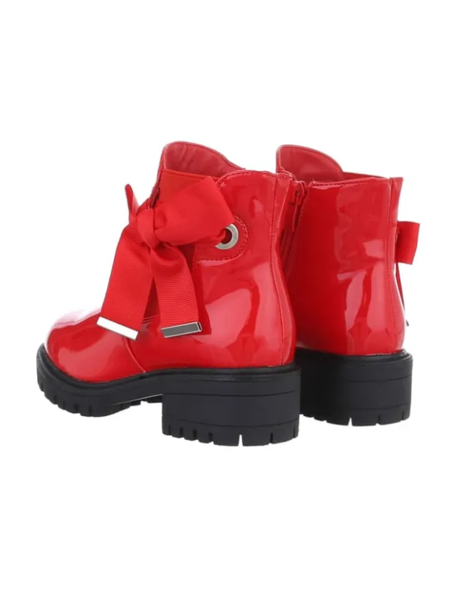 Ital-Design Stiefeletten·Hohe Stiefeletten^Stiefelette in Rot