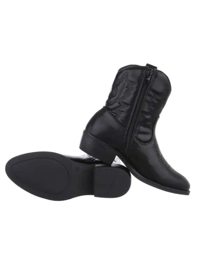 Stiefelette in Schwarz>Ital-Design Clearance