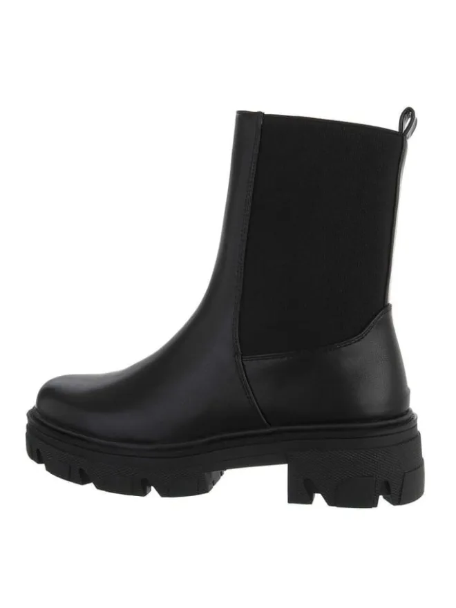 Ital-Design Stiefeletten^Stiefelette in Schwarz