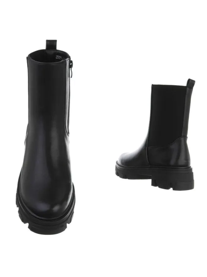 Ital-Design Stiefeletten^Stiefelette in Schwarz