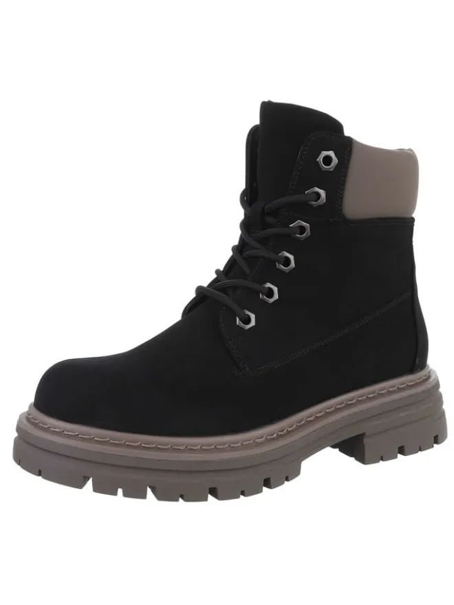 Stiefelette in Schwarz>Ital-Design Hot