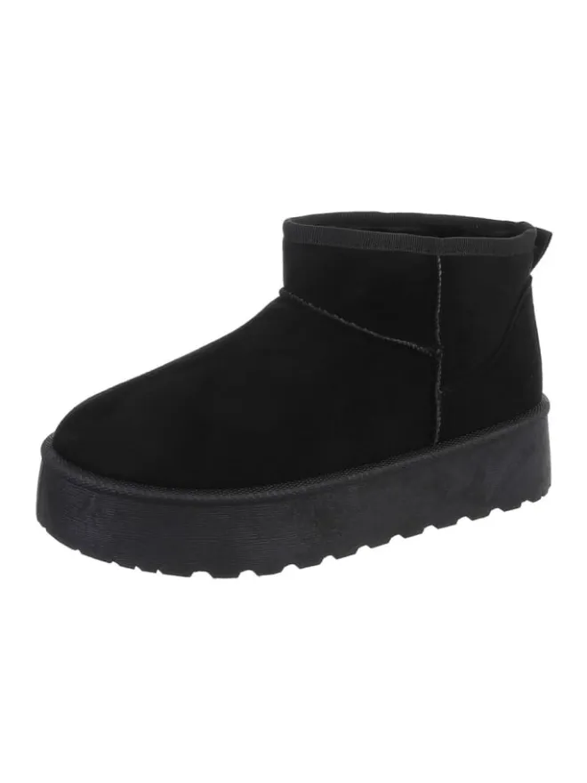 Ital-Design Stiefeletten·Hohe Stiefeletten^Stiefelette in Schwarz