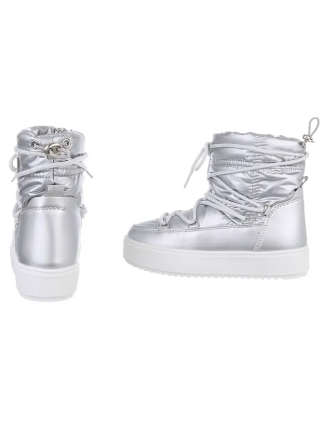 Stiefelette in Silber>Ital-Design
