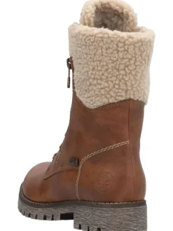 rieker Schnürschuhe^Stiefelette in Zimt