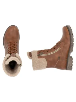 rieker Schnürschuhe^Stiefelette in Zimt
