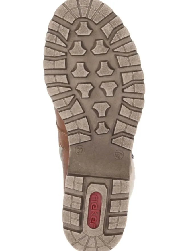 rieker Schnürschuhe^Stiefelette in Zimt
