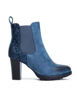 Stiefeletten in Blau>Foreverfolie