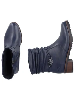 Stiefeletten in Dunkelblau><noscript><img width=