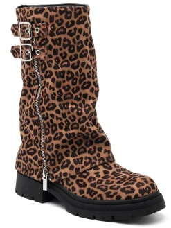 Sixth Sens Stiefeletten^Stiefeletten in Hellbraun/ Schwarz