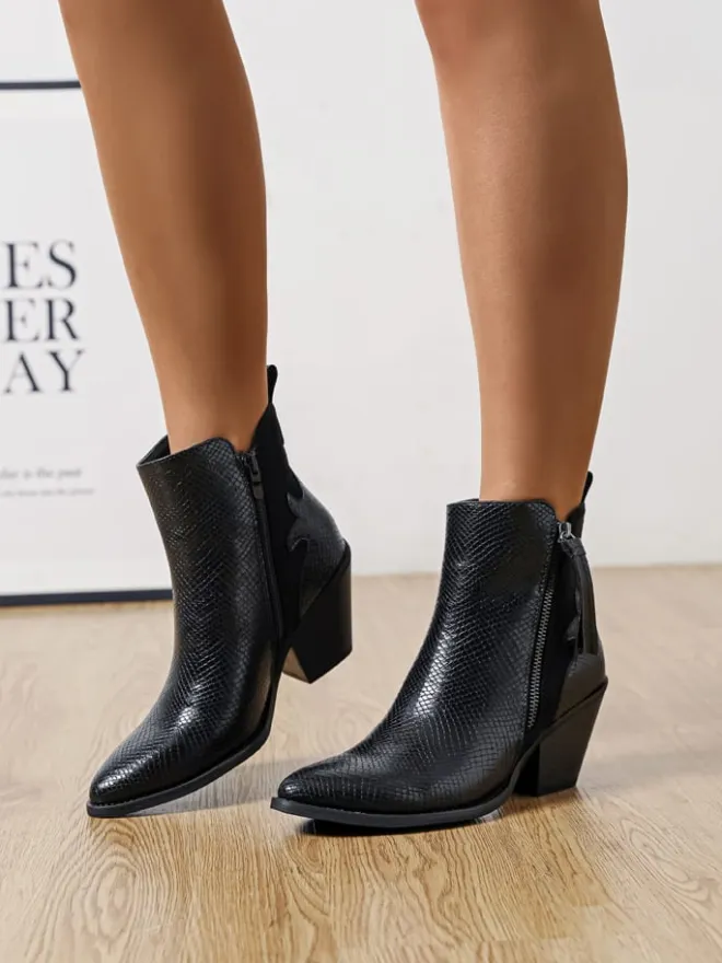 Sixth Sens Stiefeletten^Stiefeletten in Schwarz