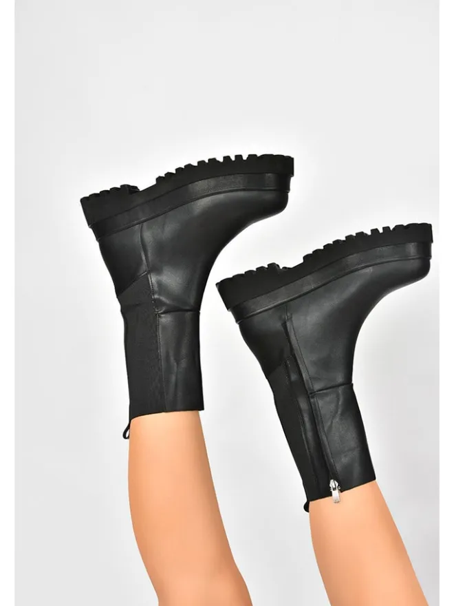 Stiefeletten in Schwarz>trendyol Sale