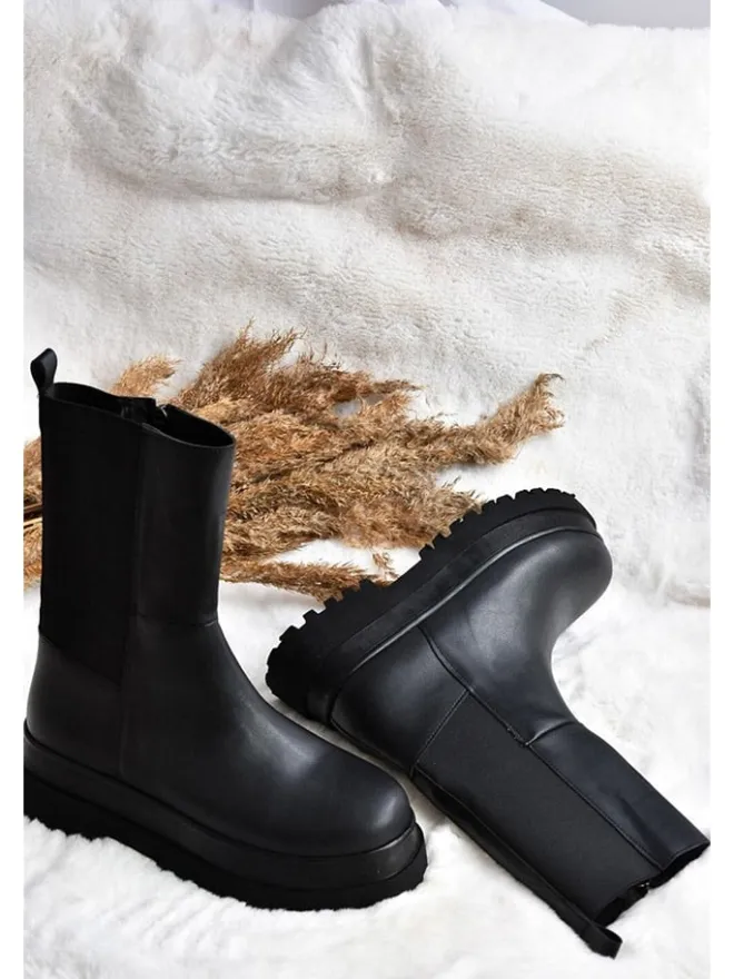 Stiefeletten in Schwarz>trendyol Sale