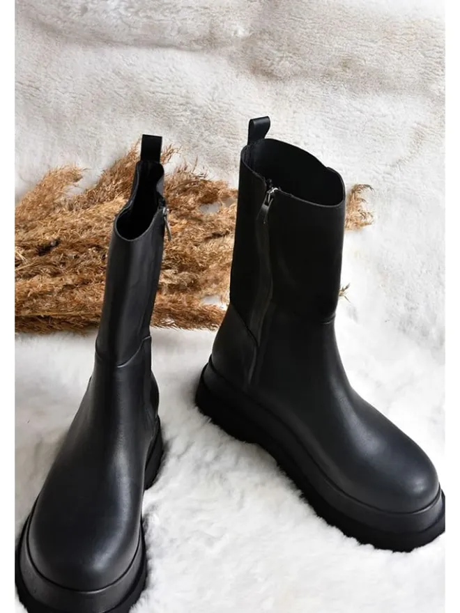 Stiefeletten in Schwarz>trendyol Sale