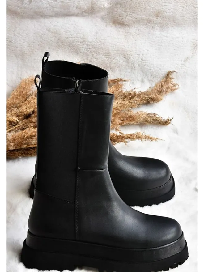 Stiefeletten in Schwarz>trendyol Sale