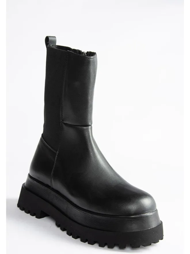 Stiefeletten in Schwarz>trendyol Sale