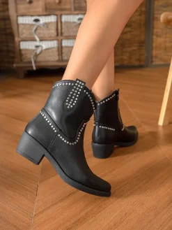 Sixth Sens Stiefeletten^Stiefeletten in Schwarz