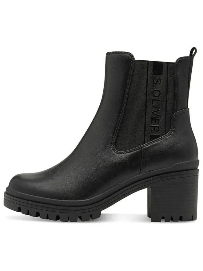 Stiefeletten in Schwarz>s.Oliver Best