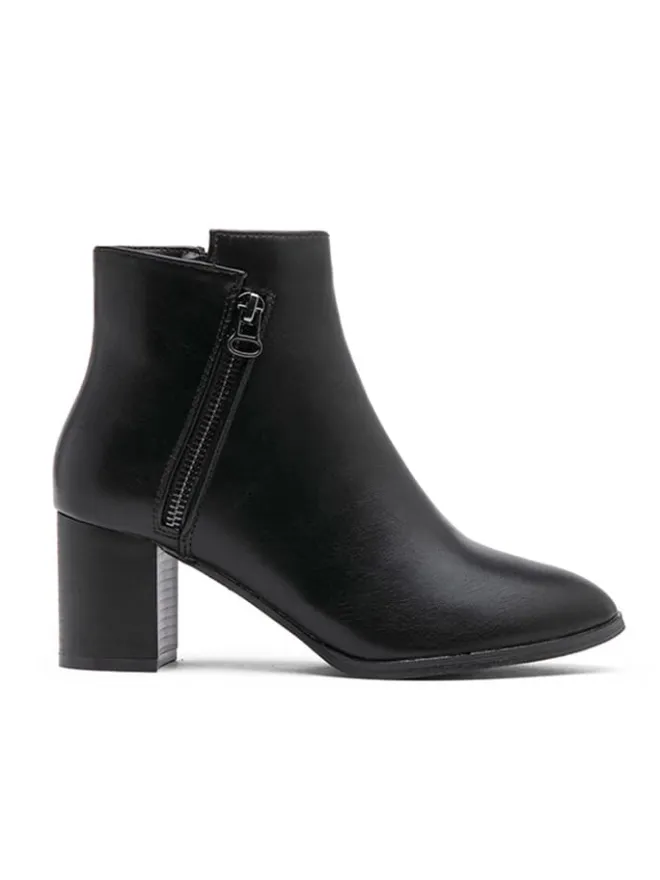 Foreverfolie Stiefeletten^Stiefeletten in Schwarz
