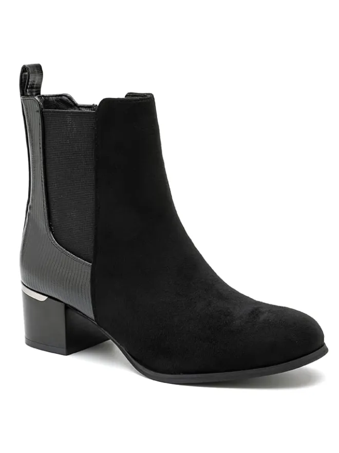 Sixth Sens Stiefeletten^Stiefeletten in Schwarz