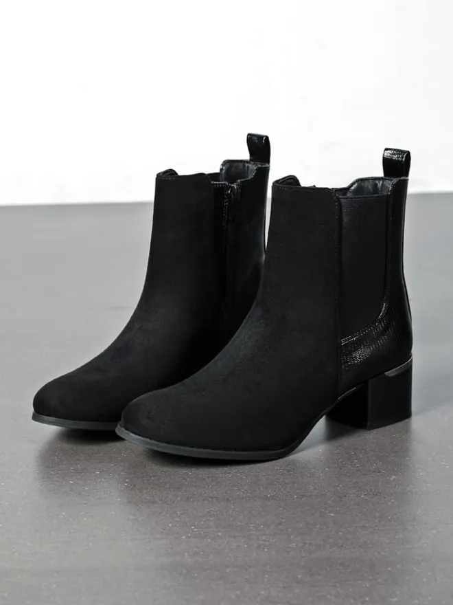 Sixth Sens Stiefeletten^Stiefeletten in Schwarz