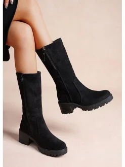 Foreverfolie Stiefeletten^Stiefeletten in Schwarz