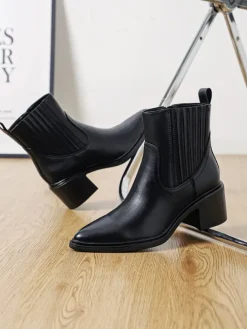 Sixth Sens Stiefeletten^Stiefeletten in Schwarz