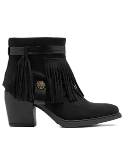 C'M Stiefeletten^Stiefeletten in Schwarz