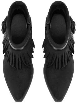 C'M Stiefeletten^Stiefeletten in Schwarz