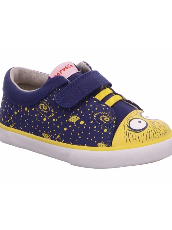 Garvalin Sneakers^Stoffslipper in blau
