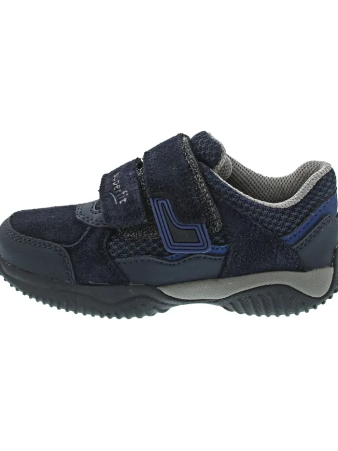 superfit Halbschuhe·Slipper^Storm Klettschuh Blau