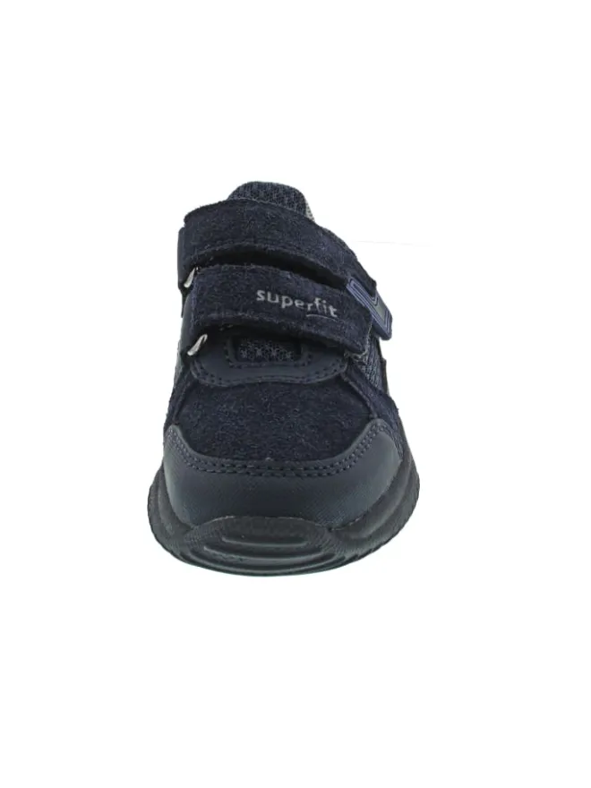 superfit Halbschuhe·Slipper^Storm Klettschuh Blau