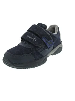superfit Halbschuhe·Slipper^Storm Klettschuh Blau