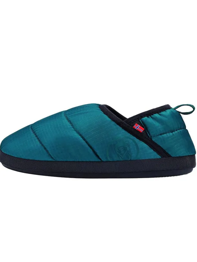 Trollkids Hausschuhe^Thermoschuhe "Hut Mule" in Türkis