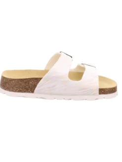 superfit Halbschuhe|Clogs & Pantoletten·Pantoletten^Tieffußbett Pantolette FUSSBETTPANTOFFEL in Weiß