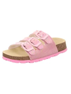superfit Halbschuhe|Clogs & Pantoletten·Pantoletten^Tieffußbett Pantolette FUSSBETTPANTOFFEL in Rosa