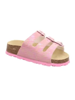 superfit Halbschuhe|Clogs & Pantoletten·Pantoletten^Tieffußbett Pantolette FUSSBETTPANTOFFEL in Rosa