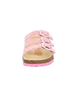 superfit Halbschuhe|Clogs & Pantoletten·Pantoletten^Tieffußbett Pantolette FUSSBETTPANTOFFEL in Rosa