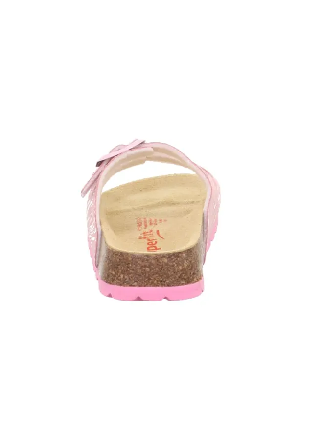 superfit Halbschuhe|Clogs & Pantoletten·Pantoletten^Tieffußbett Pantolette FUSSBETTPANTOFFEL in Rosa