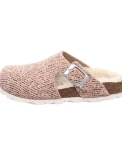 Tieffußbett Pantolette FUSSBETTPANTOFFEL in Braun/Mehrfarbig><noscript><img width=