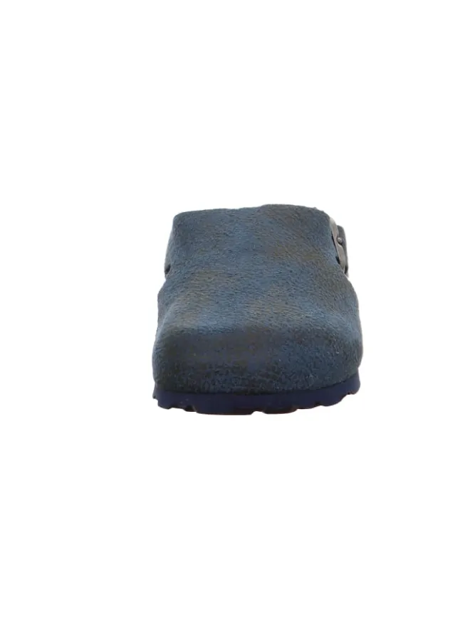 superfit Halbschuhe|Clogs & Pantoletten·Pantoletten^Tieffußbett Pantolette FUSSBETTPANTOFFEL in Blau/Mehrfarbig