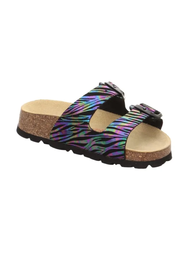 Tieffußbett Pantolette FUSSBETTPANTOFFEL in Schwarz>superfit Hot