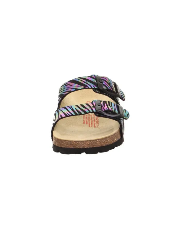 Tieffußbett Pantolette FUSSBETTPANTOFFEL in Schwarz>superfit Hot