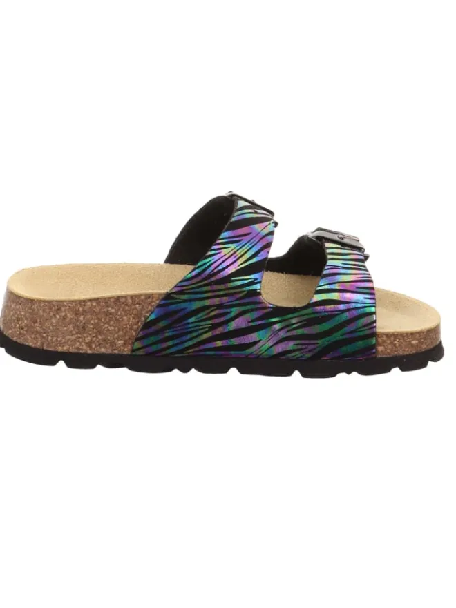 Tieffußbett Pantolette FUSSBETTPANTOFFEL in Schwarz>superfit Hot