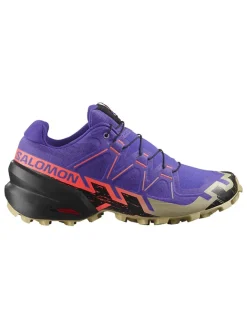 SALOMON Outdoor- & Sportschuhe^Trailrunningschuhe "Speedcross 6" in Lila/ Orange/ Khaki