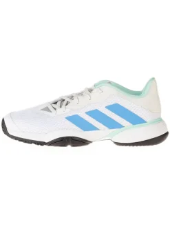 Trainingsschuhe "Barricade" in Weiß/ Hellblau>adidas