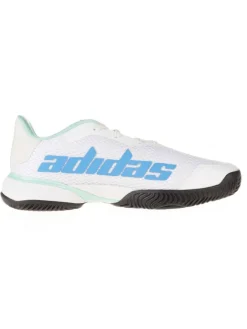 Trainingsschuhe "Barricade" in Weiß/ Hellblau>adidas