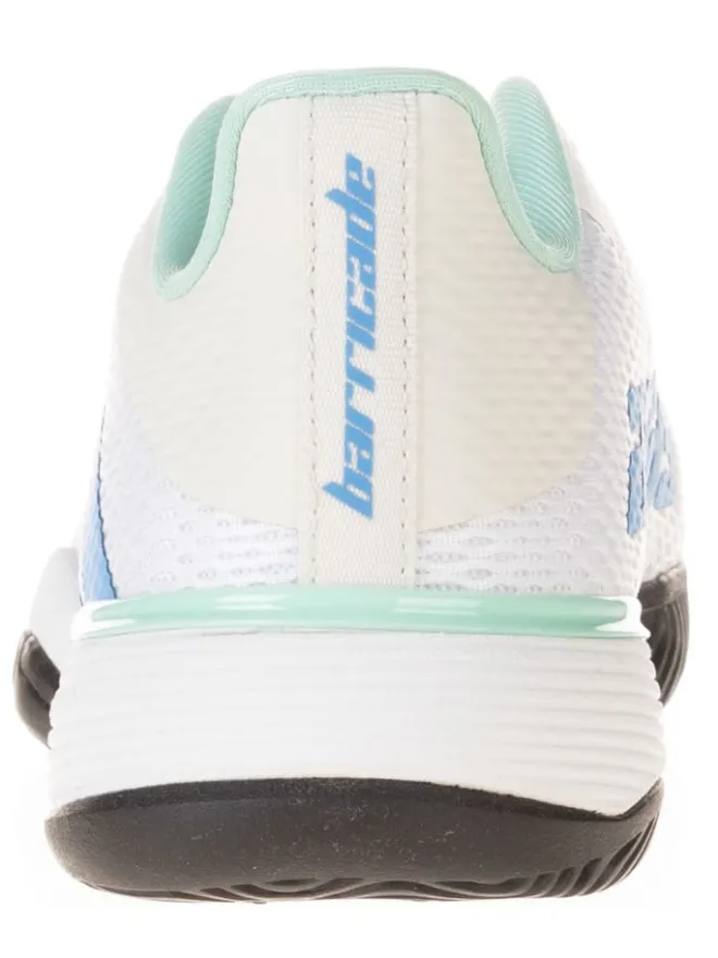 Trainingsschuhe "Barricade" in Weiß/ Hellblau>adidas