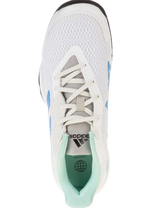 Trainingsschuhe "Barricade" in Weiß/ Hellblau>adidas
